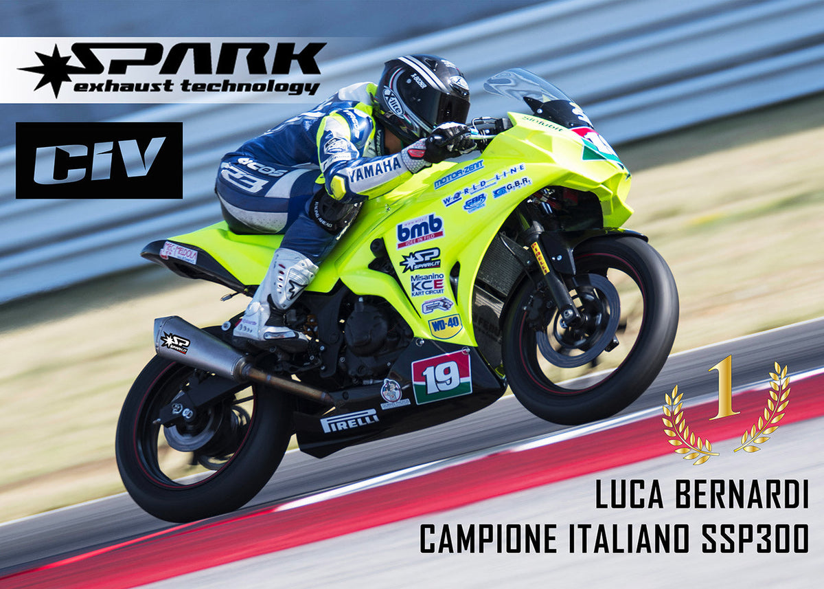 Spark Exhaust Komplettanlage Racing Konix Ø60 Collector Edelstahl Yamaha R3 (15-26) GYA8856T