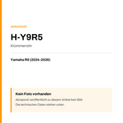 Akrapovic Krümmerrohr Yamaha R9 (24-26) H-Y9R5 — Platzhalter, kein Herstellerfoto verfügbar