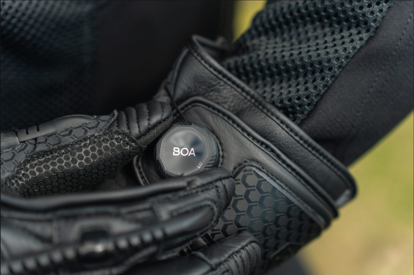 Knox Handroid MK5 Racing Lederhandschuhe | Herren | Schwarz | 11769404100