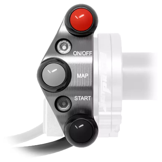 JetPrime JP ACC 109 gaz kolu için Lenkerschalter Aprilia RSV4/RR/1100 Factory (21-26) JP PLD 160 