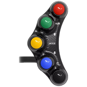 JetPrime Yamaha YZF-R1/M RN32 RN49 (15-19) için sağ Lenkerschalter Street JP PLD 003 