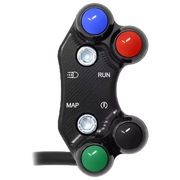 Sağ gidon anahtarı JetPrime Aprilia RSV4/RR/1100 Factory (21-26) JP PLD 660 