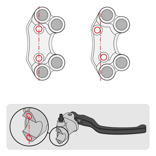 Lenkerschalter Street rechts JetPrime Ducati Panigale V2 955 (20-24) JP PLDB 006 – versetztes Lochbild
