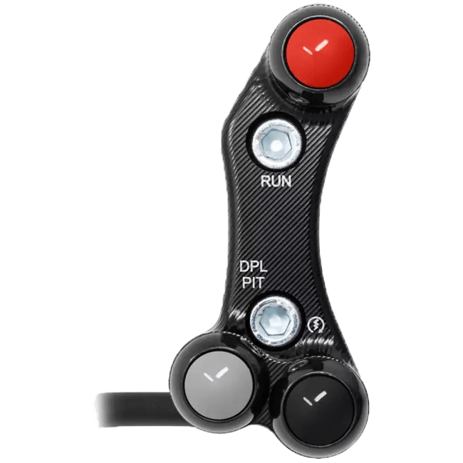 JetPrime Ducati Panigale V4/S (2025) için sağ Lenkerschalter Race JP PLDR / PLDRB 056 