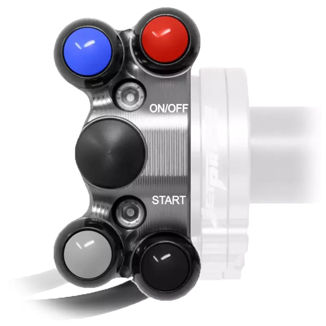 Ducati Panigale V4 R (23-24) için JetPrime JP ACC 120 gaz kolu Lenkerschalter JP PLD 120R 