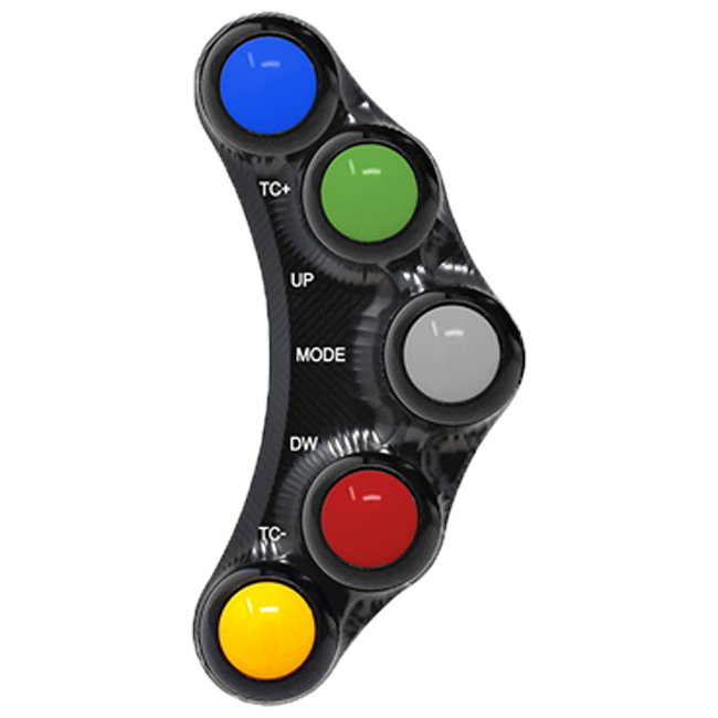 JetPrime Ducati Panigale 1199/R/S (12-17) JP PLSR 005 sol Lenkerschalter Yarış 