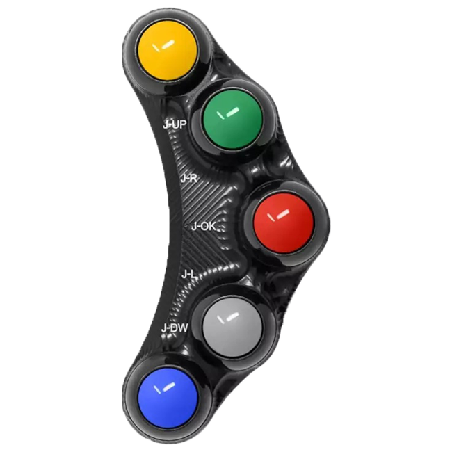 JetPrime Aprilia RSV4/1100 Factory/RF/RR (17-20) JP PLSR 009 RF sol Lenkerschalter Yarış 