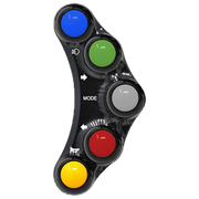 JetPrime Yamaha YZF-R1/M RN32 RN49 (15-19) için sol yönlendirme anahtarı JP PLS 003 