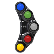 JetPrime Ducati Panigale V4/S/R (18-24) için sol yönlendirme anahtarı JP PLS 020 