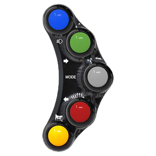 JetPrime Kawasaki ZX-6R/636/RR (19-22) JP PLS 044 için sol taraf Lenkerschalter Street 