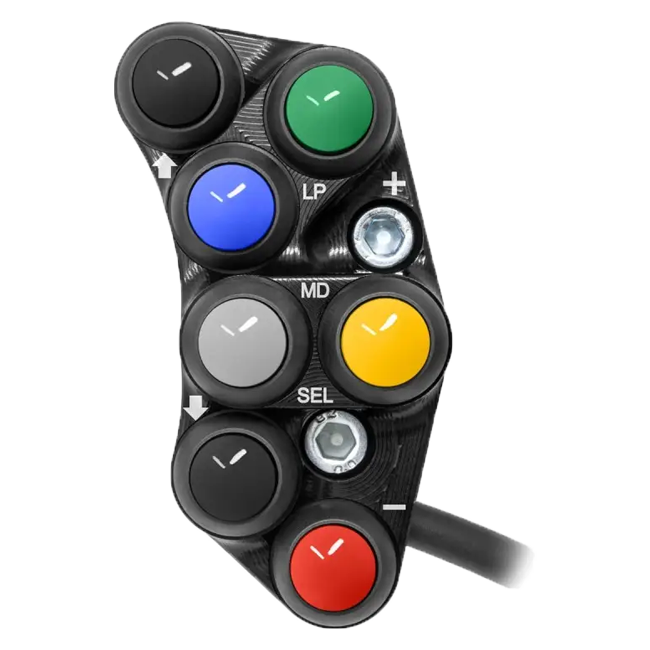 JetPrime Ducati Panigale V4/S/R (18-24) için sol Lenkerschalter Race JP PSR DU020 