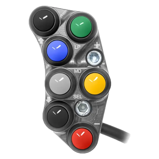 JetPrime Ducati Panigale V4/S/R (18-24) için sol Lenkerschalter Race JP PSR DU020 