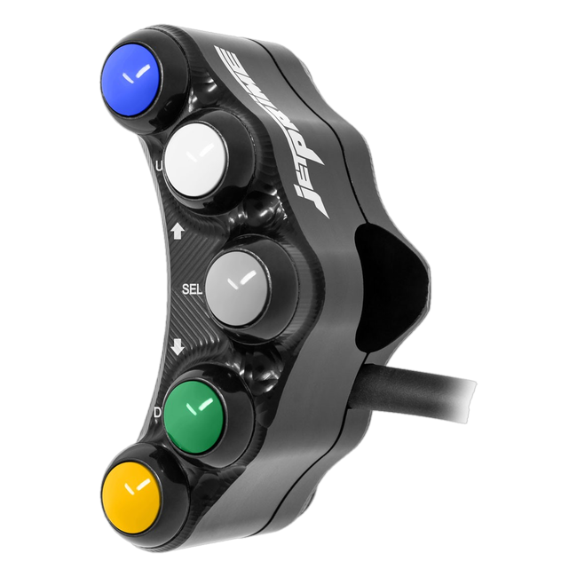 Lenkerschalter Sport links JetPrime Ducati Panigale 1299 S (15-18) JP SPS 003 – für I2M-Dashboard