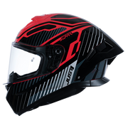 Just1 J-STR Kask Tactical Gümüş / Kırmızı Parlak 6030390171003 