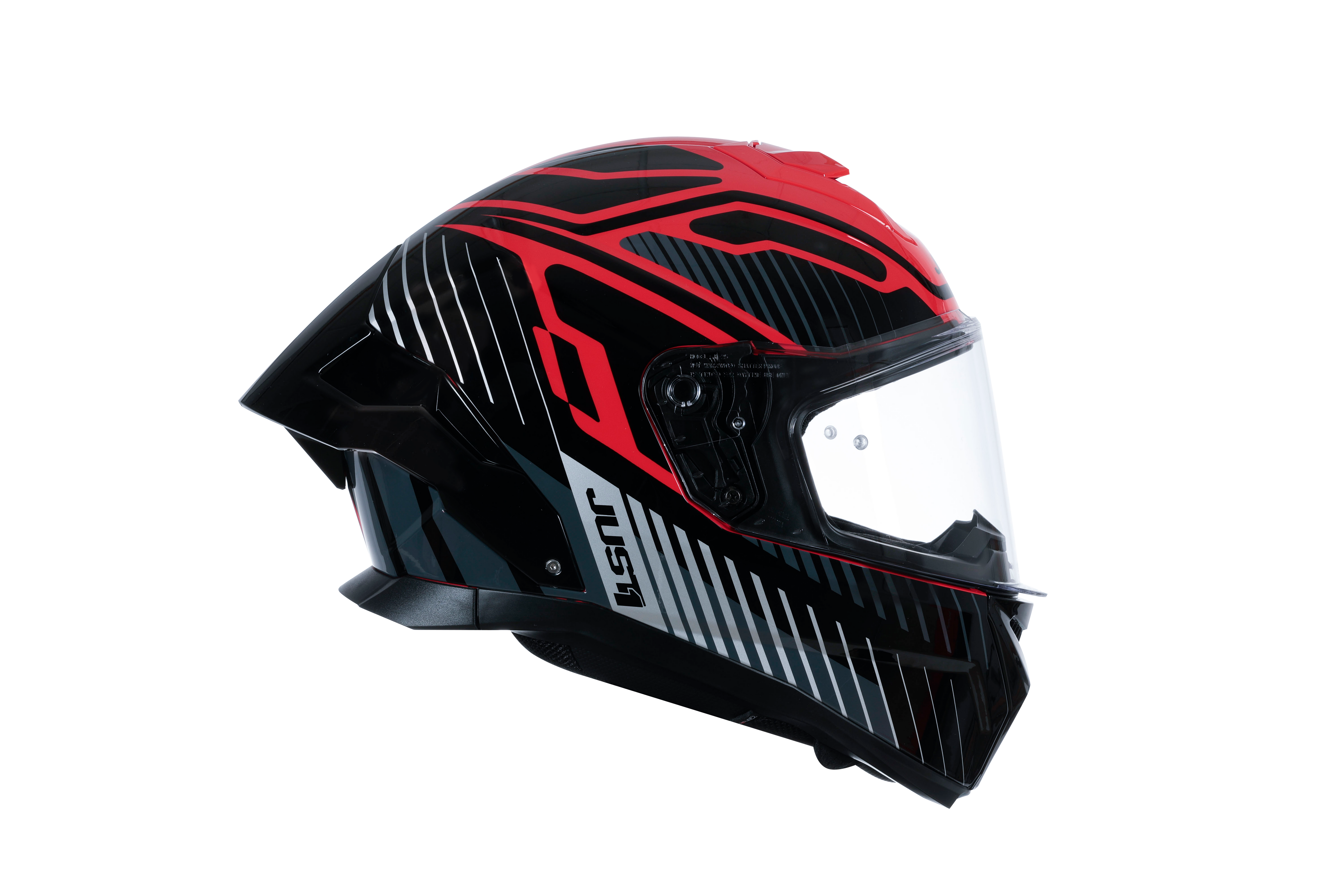 Just1 J-STR Kask Tactical Gümüş / Kırmızı Parlak 6030390171003 