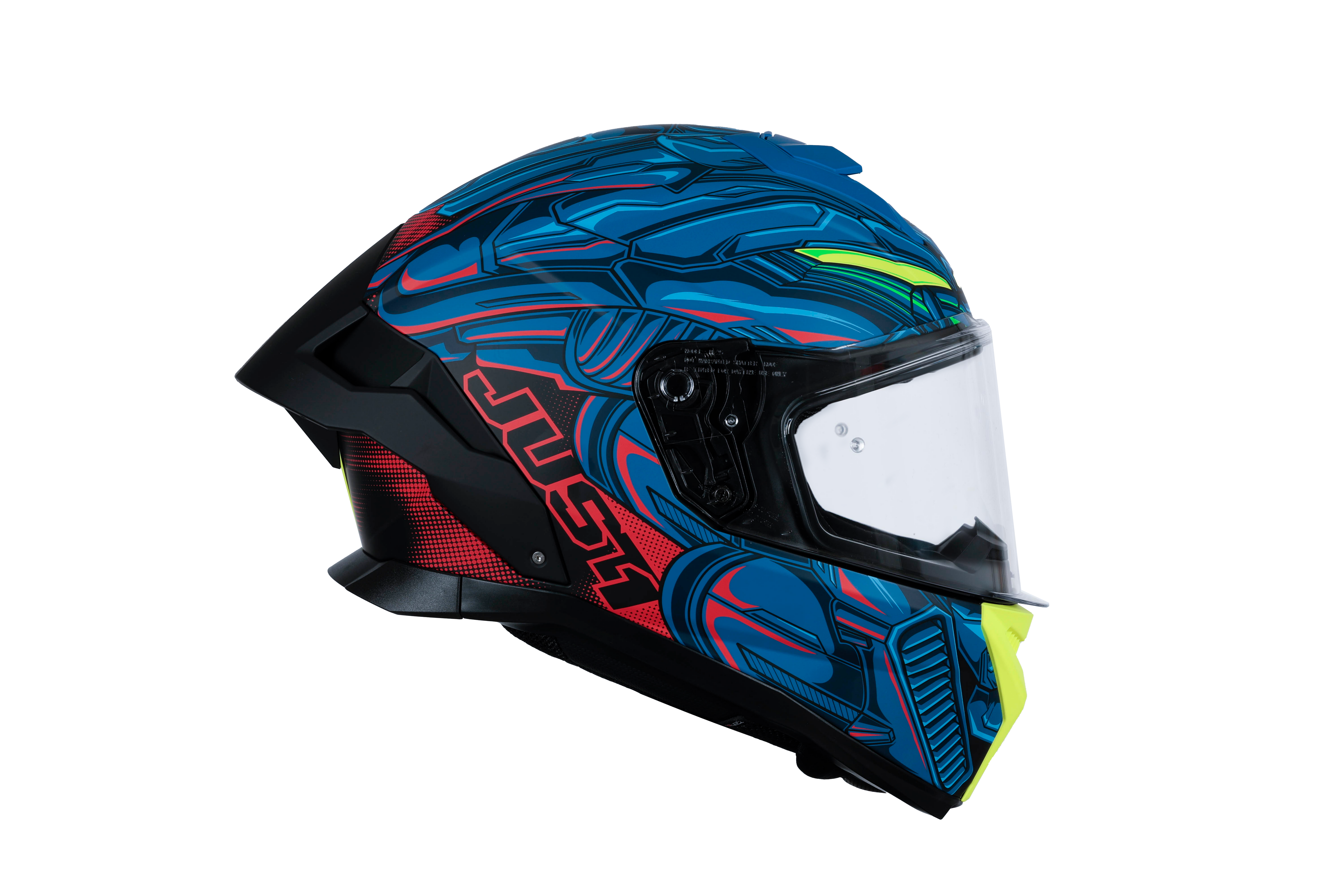 Just1 J-STR Kask Titan Kırmızı / Mavi / Siyah Mat 6030390214004 