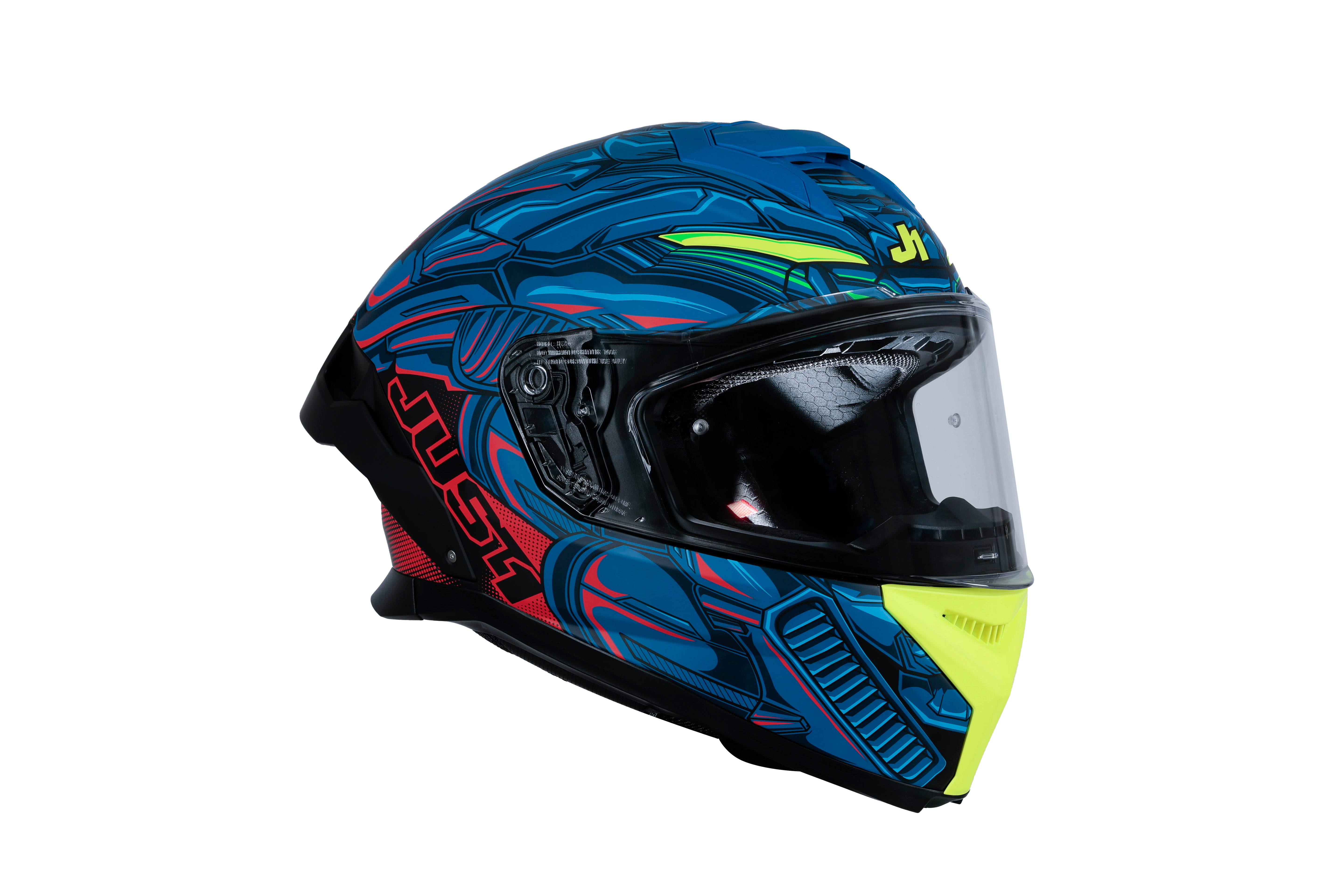 Just1 J-STR Kask Titan Kırmızı / Mavi / Siyah Mat 6030390214004 