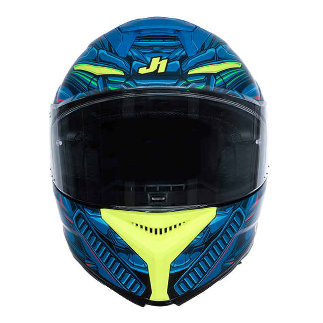 Just1 J-STR Kask Titan Kırmızı / Mavi / Siyah Mat 6030390214004 