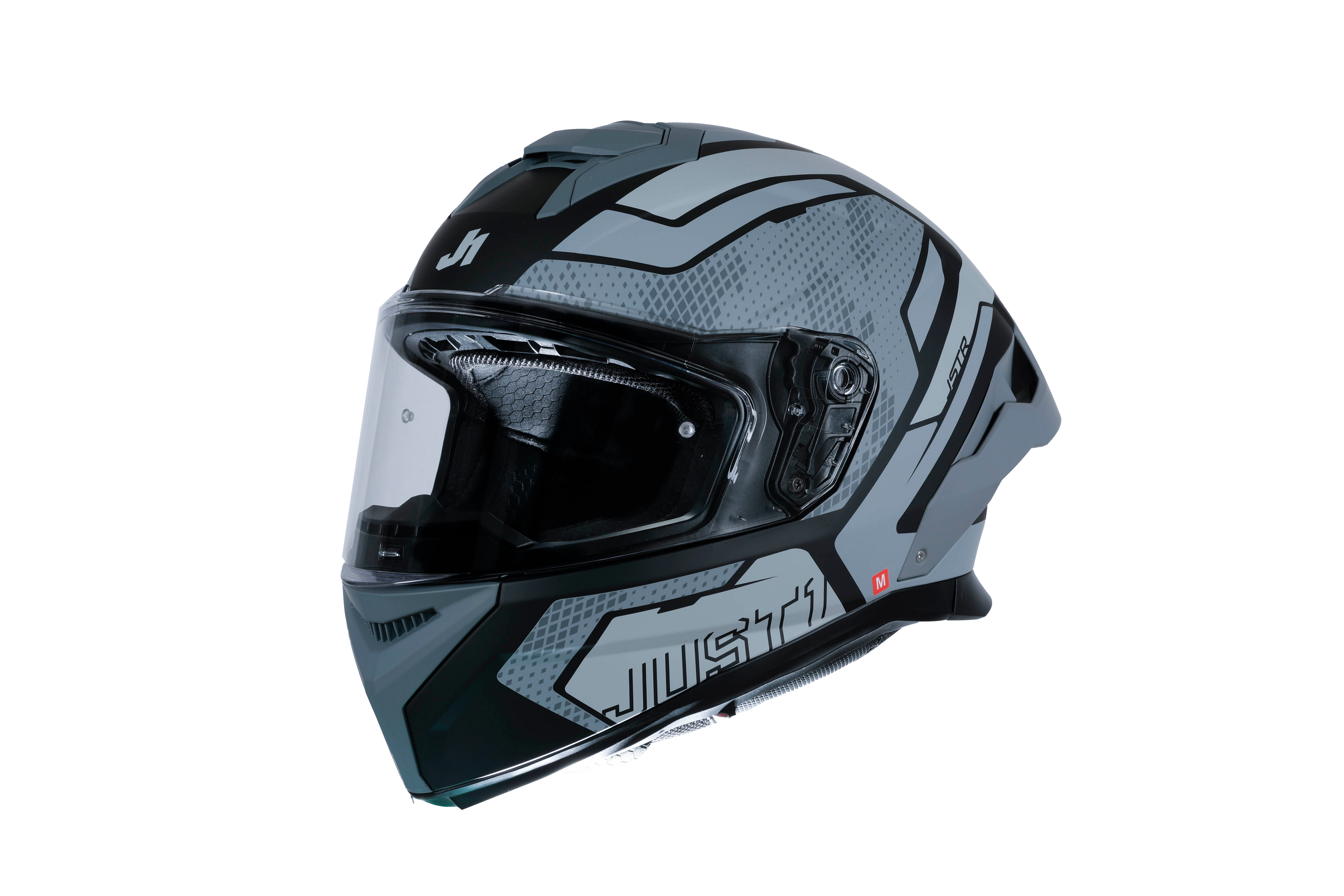 Just1 J-STR Kask Union Gri / Siyah Mat 6030390201001 