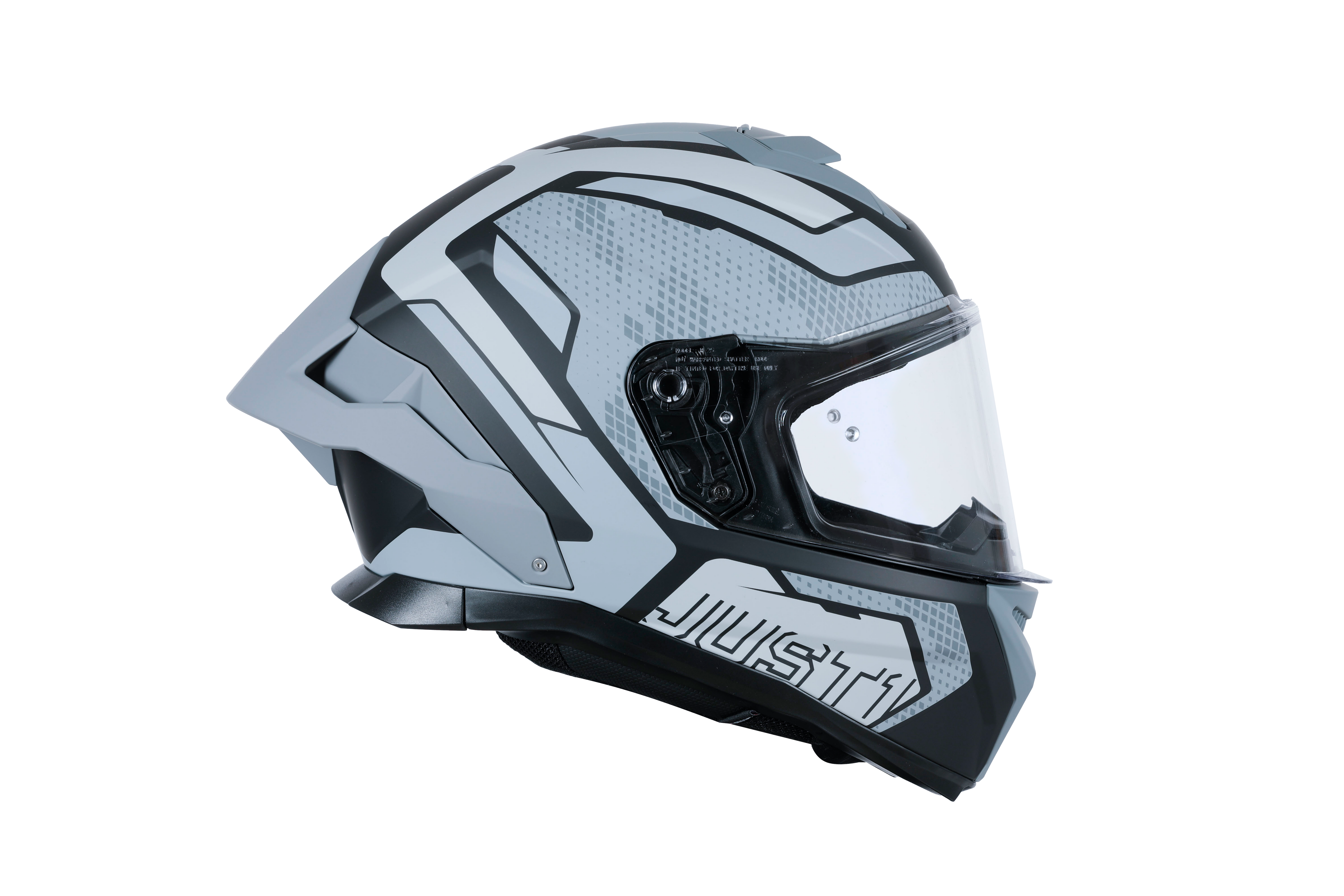 Just1 J-STR Kask Union Gri / Siyah Mat 6030390201001 
