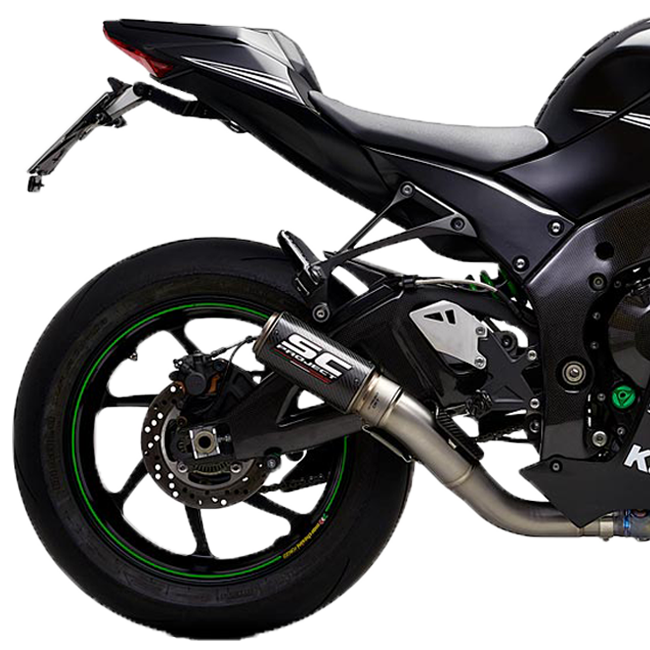 SC-Project Slip-On CR-T + KAT-Yedek Boru Kawasaki ZX-10 R/RR (16-20) K22A-DET36 