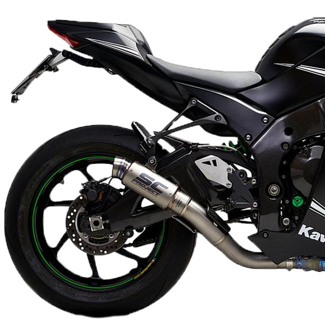 SC-Project Slip-On GP70-R + KAT-Yedek Boru Kawasaki ZX-10 R/RR (16-20) K22A-DET70 