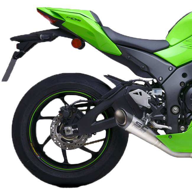 SC-Project Slip-On S1 + KAT Değiştirme Borusu Kawasaki ZX-10 R/RR (21-26) K38A-DET41T 