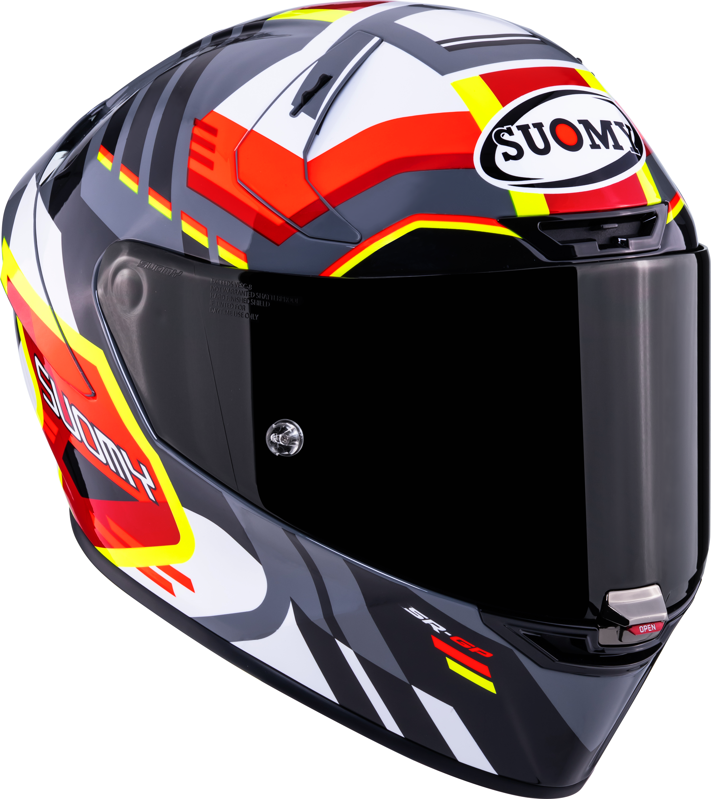 Suomy SR-GP Evo Kask Infrared Beyaz/Siyah/Kırmızı K6S20024 