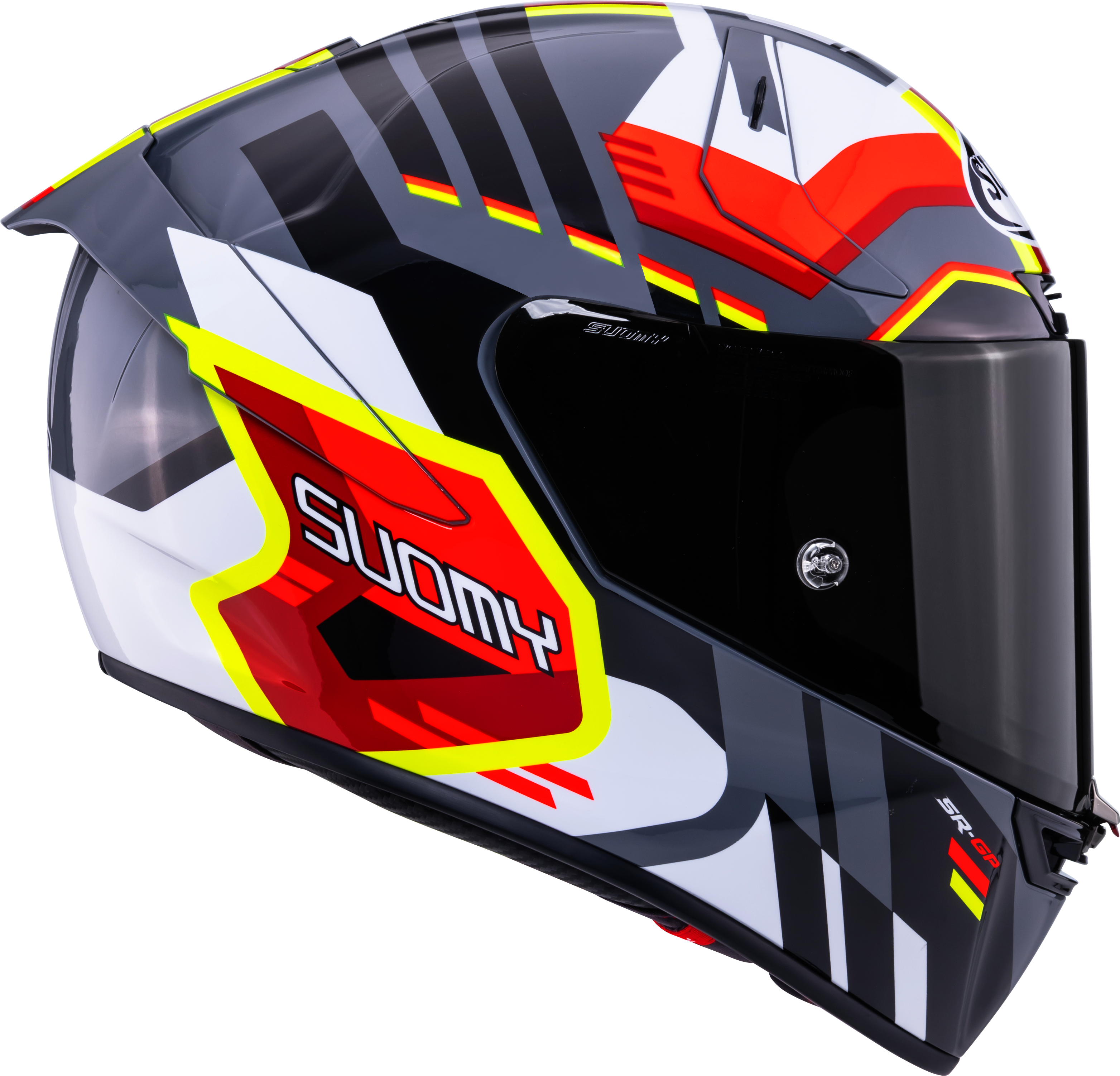Suomy SR-GP Evo Kask Infrared Beyaz/Siyah/Kırmızı K6S20024 