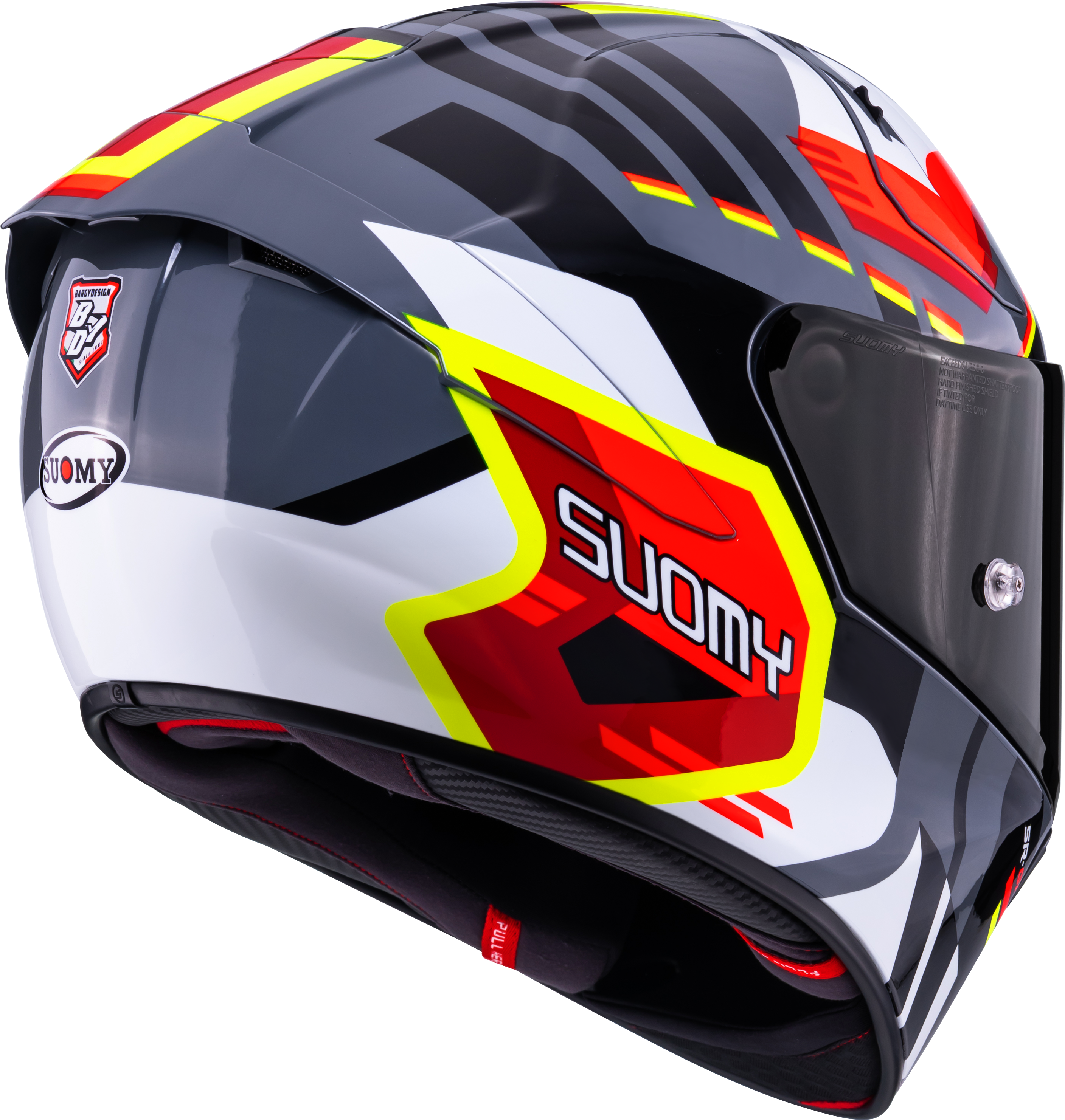 Suomy SR-GP Evo Kask Infrared Beyaz/Siyah/Kırmızı K6S20024 