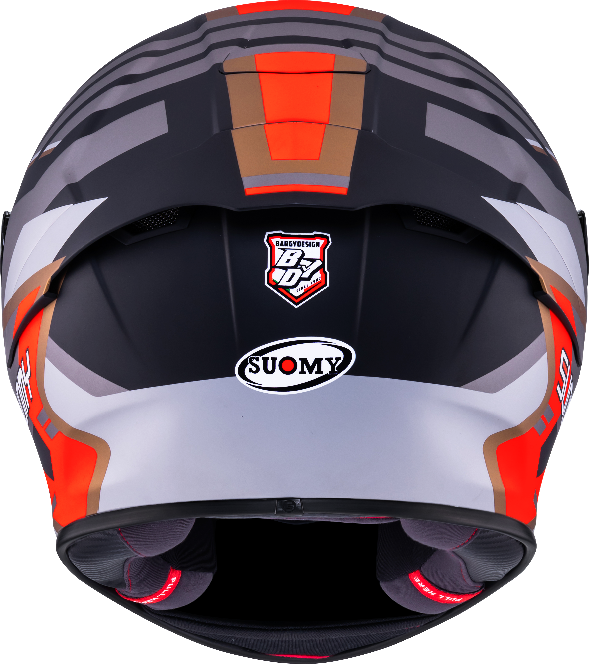 Suomy SR-GP Evo Kask Infrared Mat Gri/Kırmızı/Siyah K6S20025 