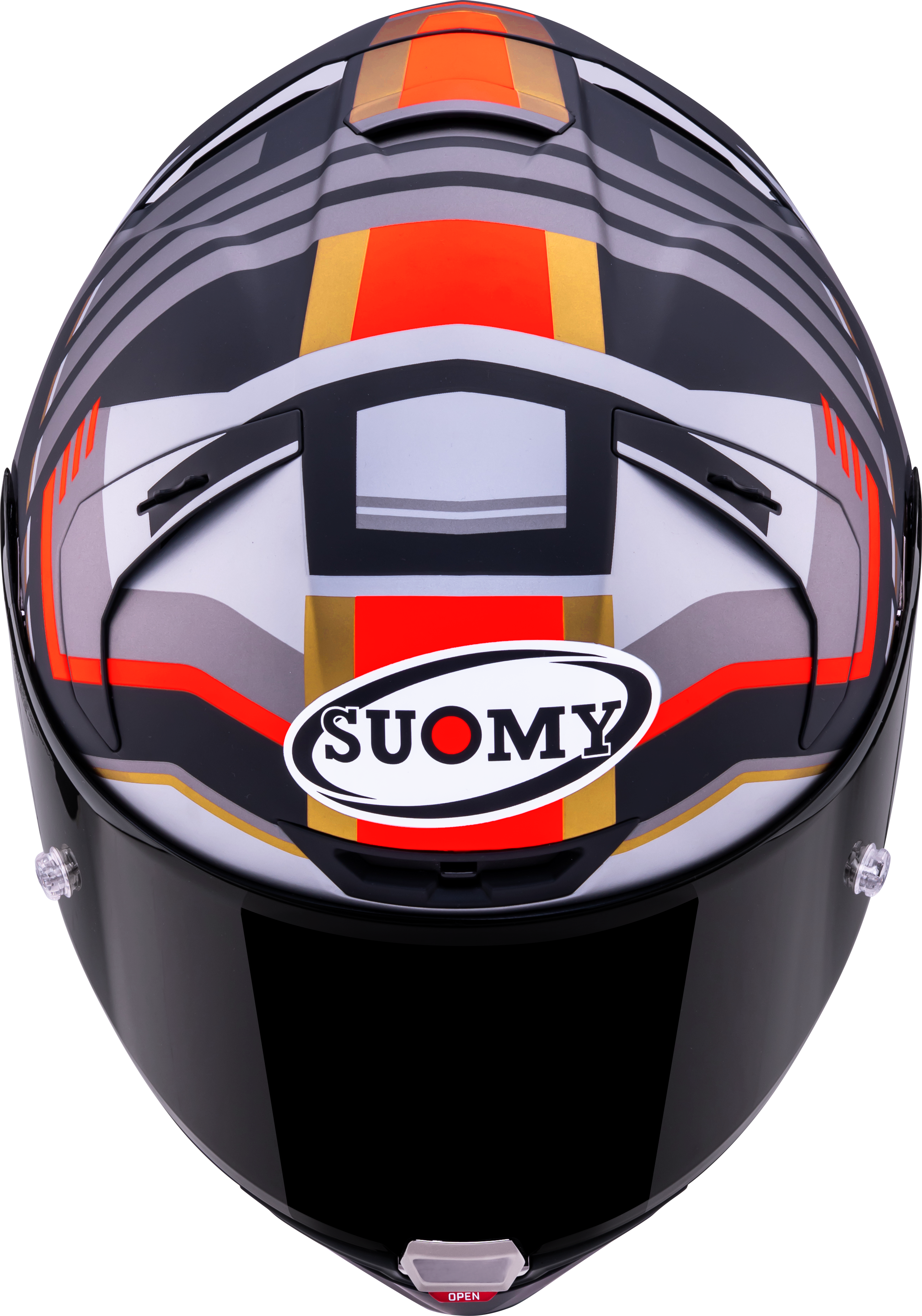 Suomy SR-GP Evo Kask Infrared Mat Gri/Kırmızı/Siyah K6S20025 