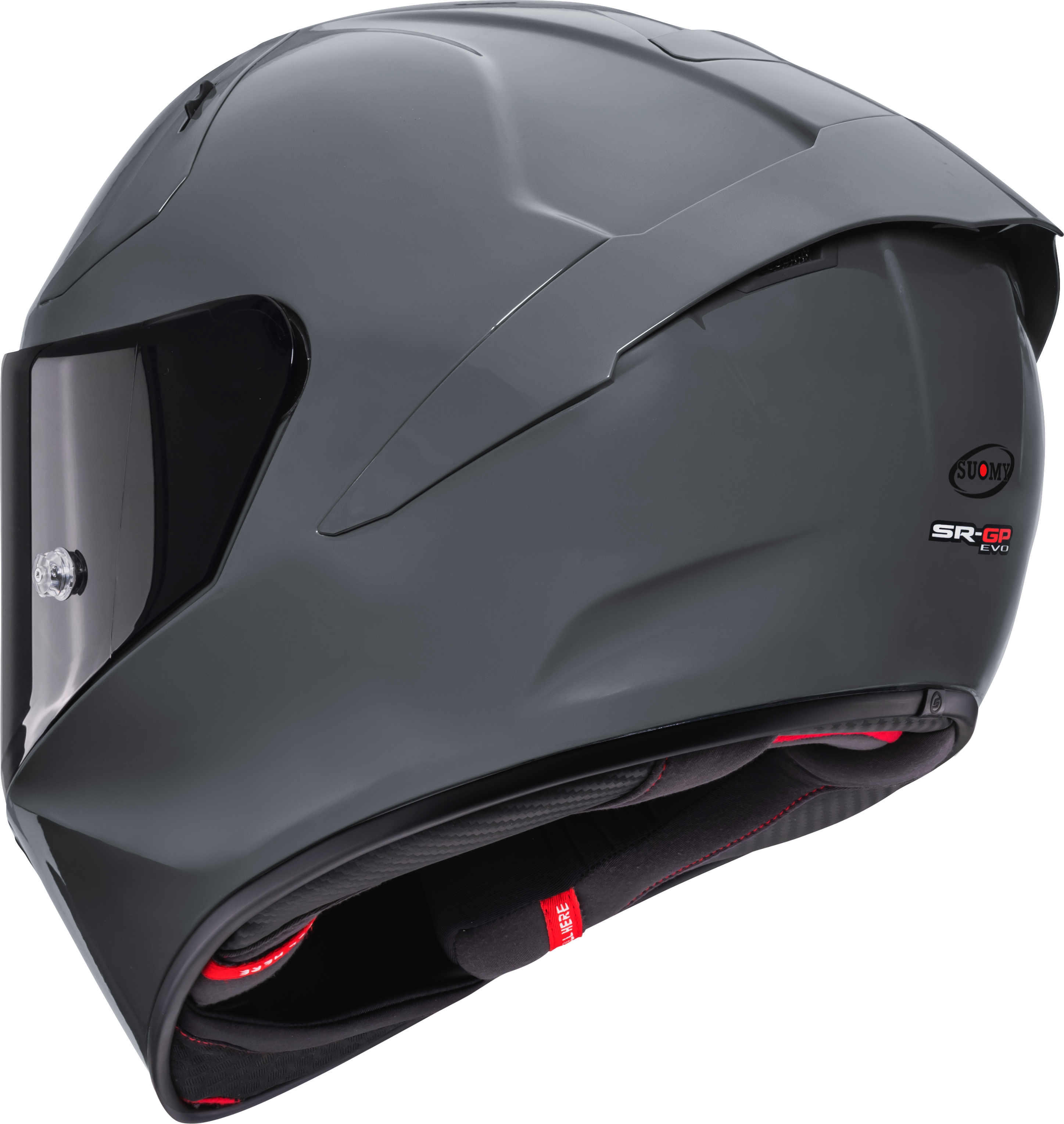 Suomy SR-GP Evo Kask Düz Gri K6S200W1 