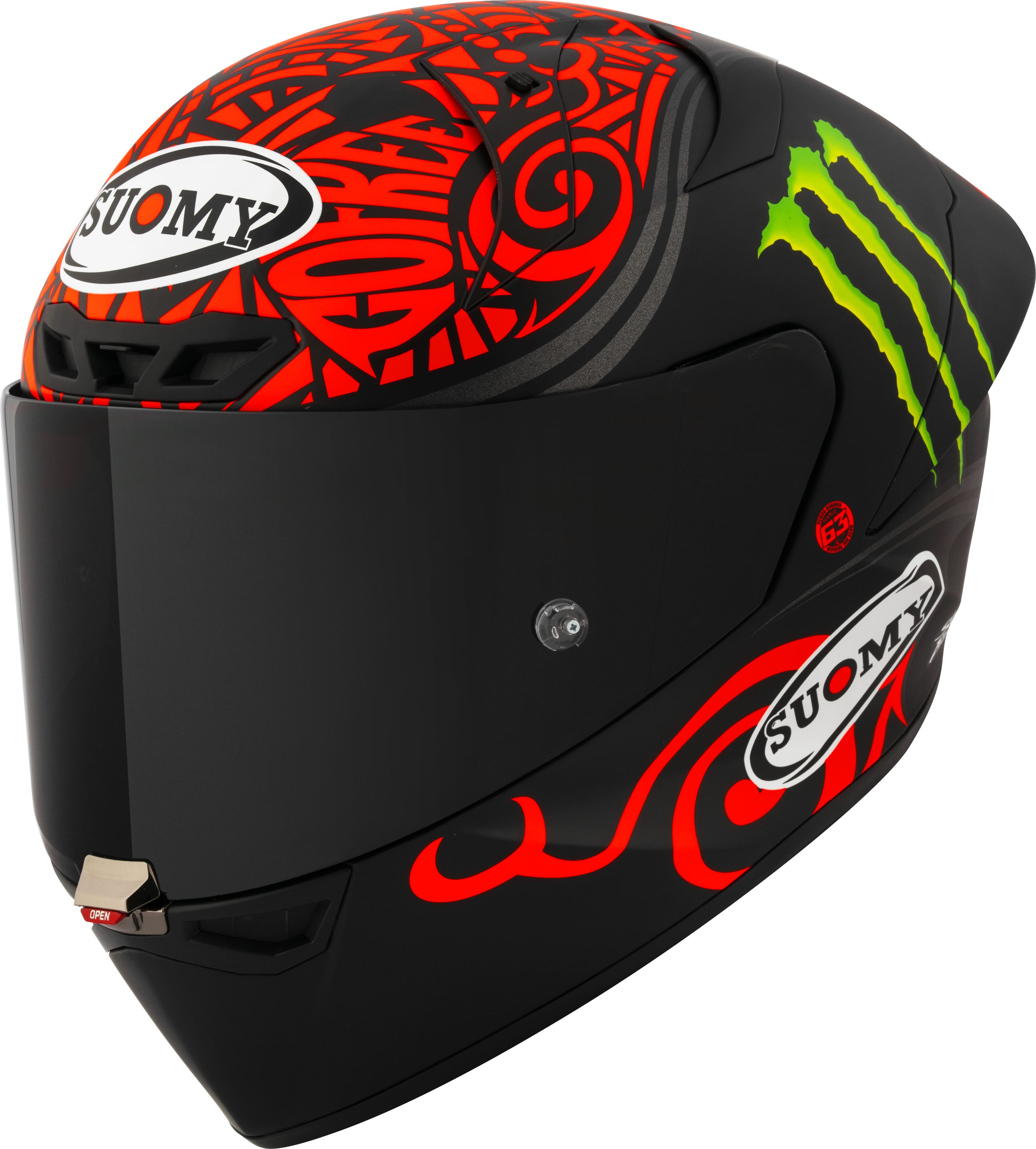 Suomy S1-XR GP Kask Francesco Pecco Bagnaia Monster Replika 2024 K6SX0013 