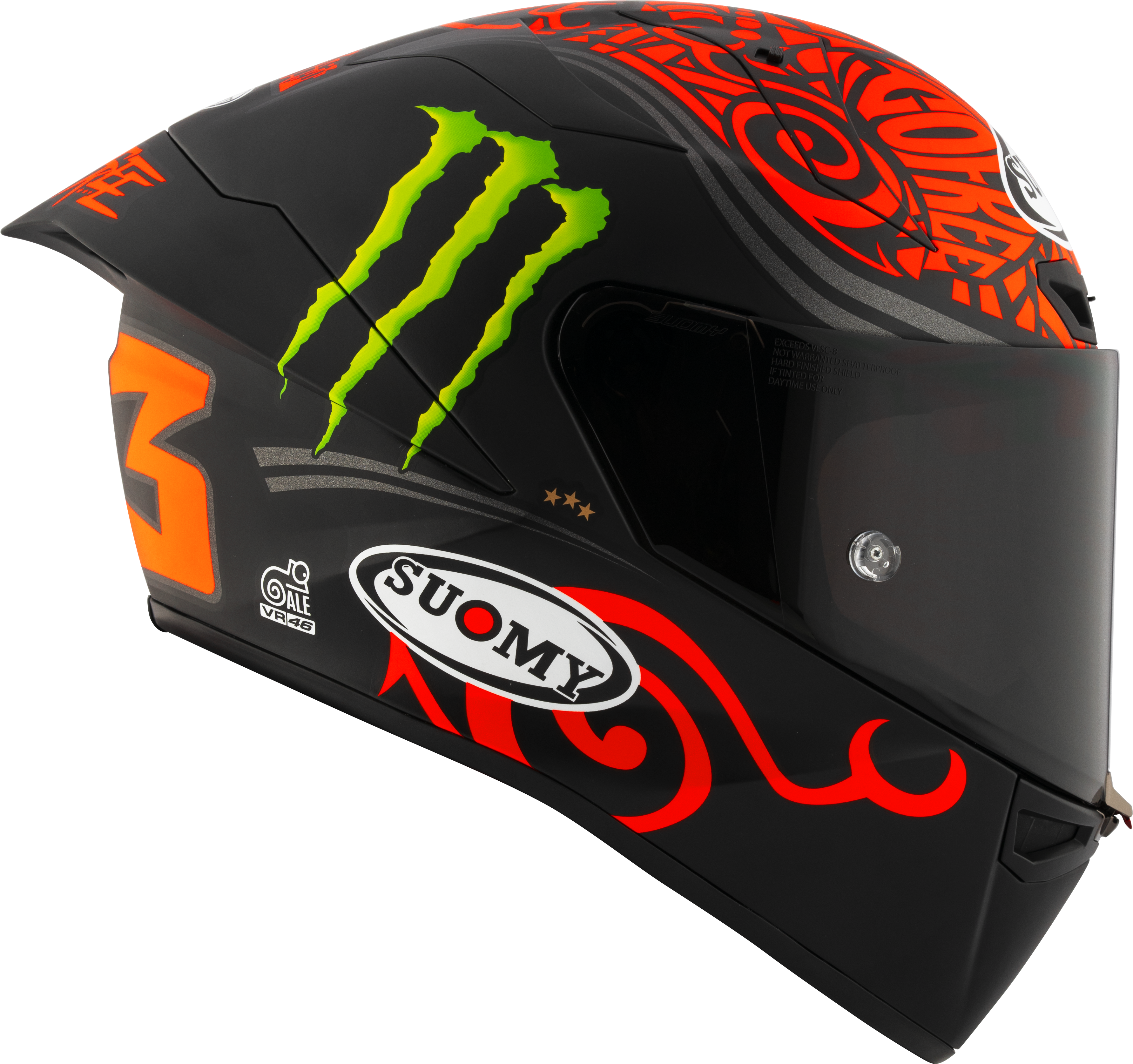 Suomy S1-XR GP Kask Francesco Pecco Bagnaia Monster Replika 2024 K6SX0013 