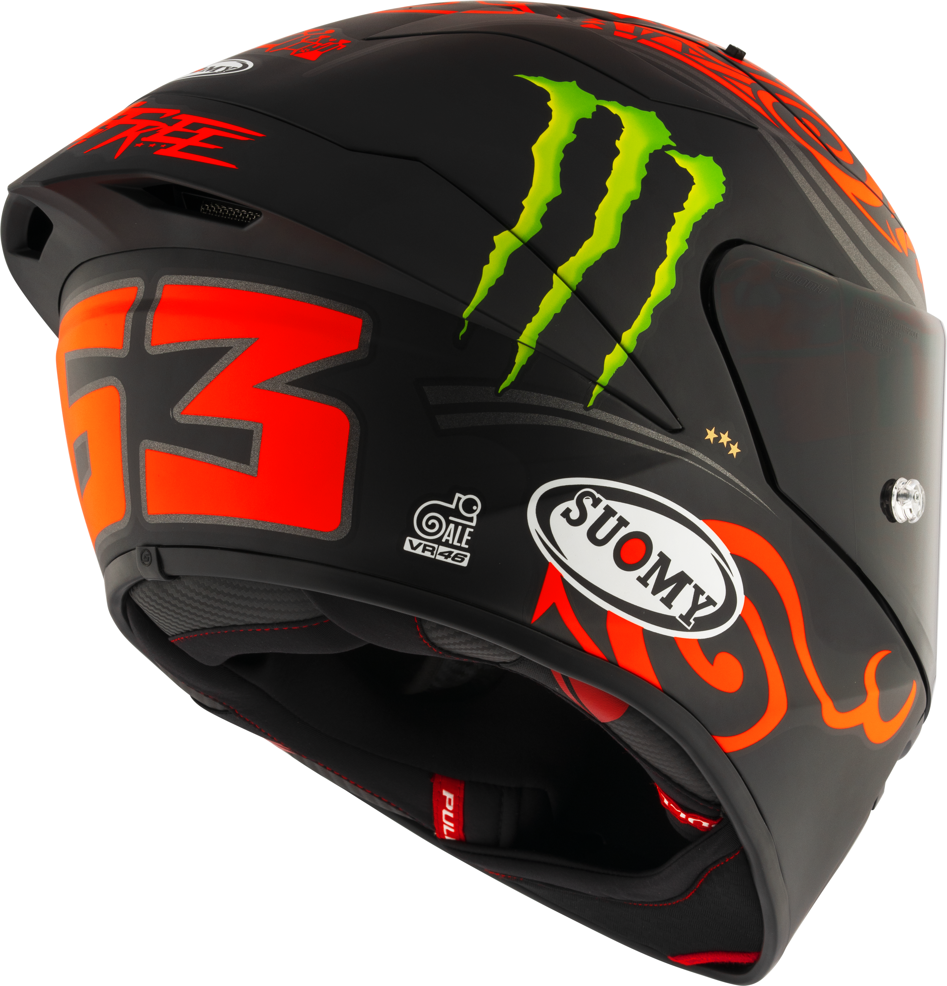 Suomy S1-XR GP Kask Francesco Pecco Bagnaia Monster Replika 2024 K6SX0013 
