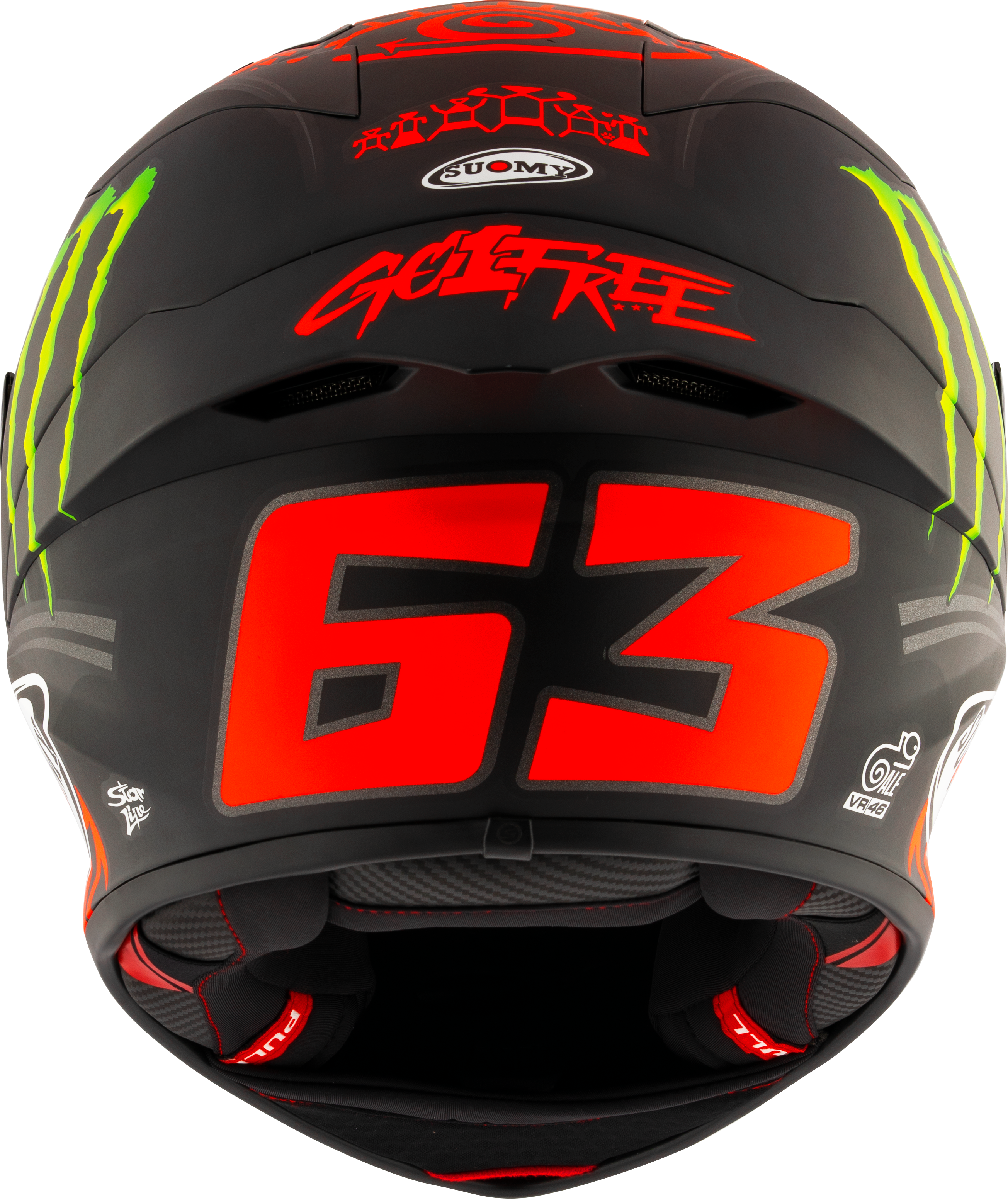 Suomy S1-XR GP Kask Francesco Pecco Bagnaia Monster Replika 2024 K6SX0013 
