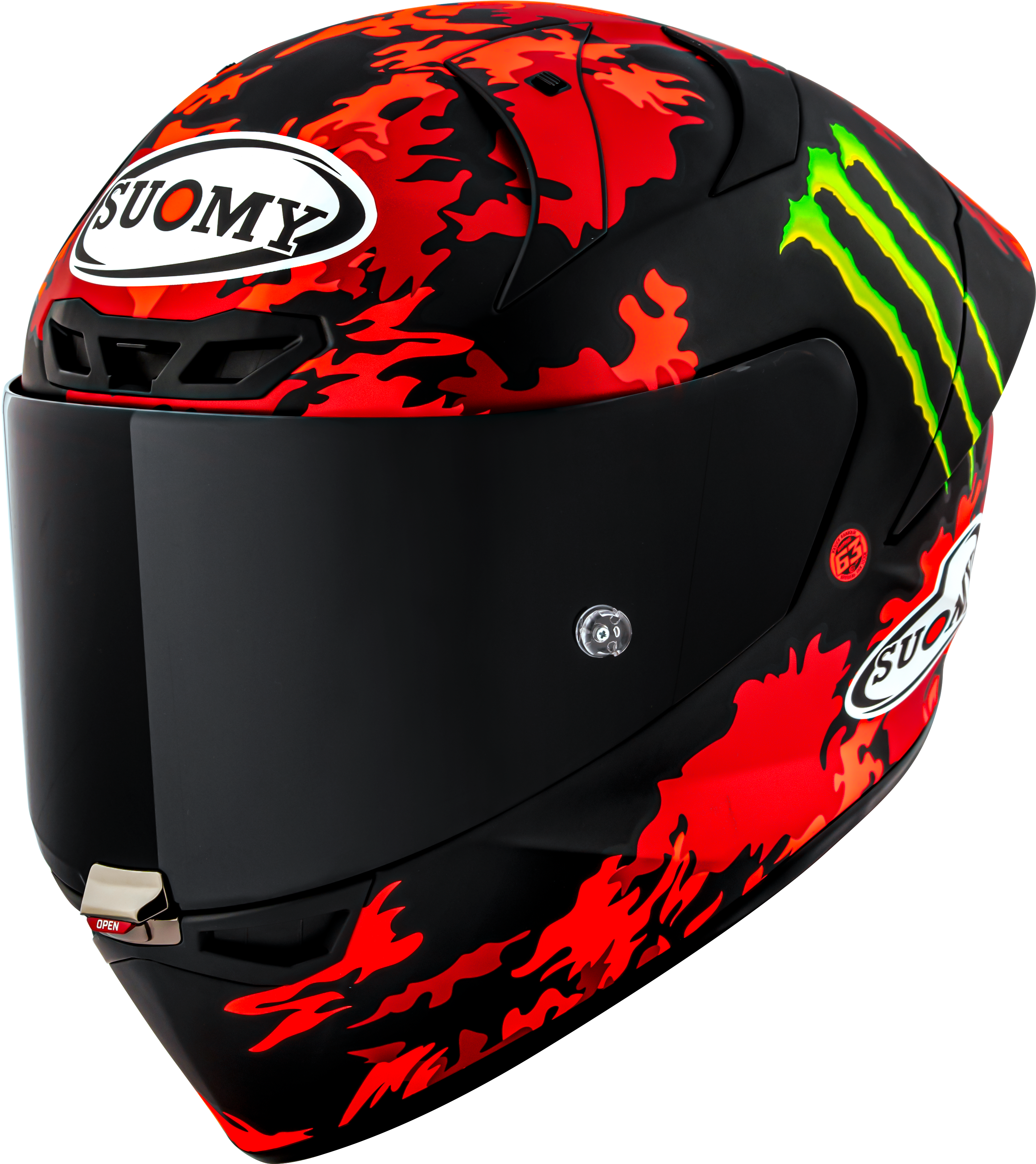 Suomy S1-XR GP Kask Francesco Pecco Bagnaia Monster Replika 2025 K6SX0017 