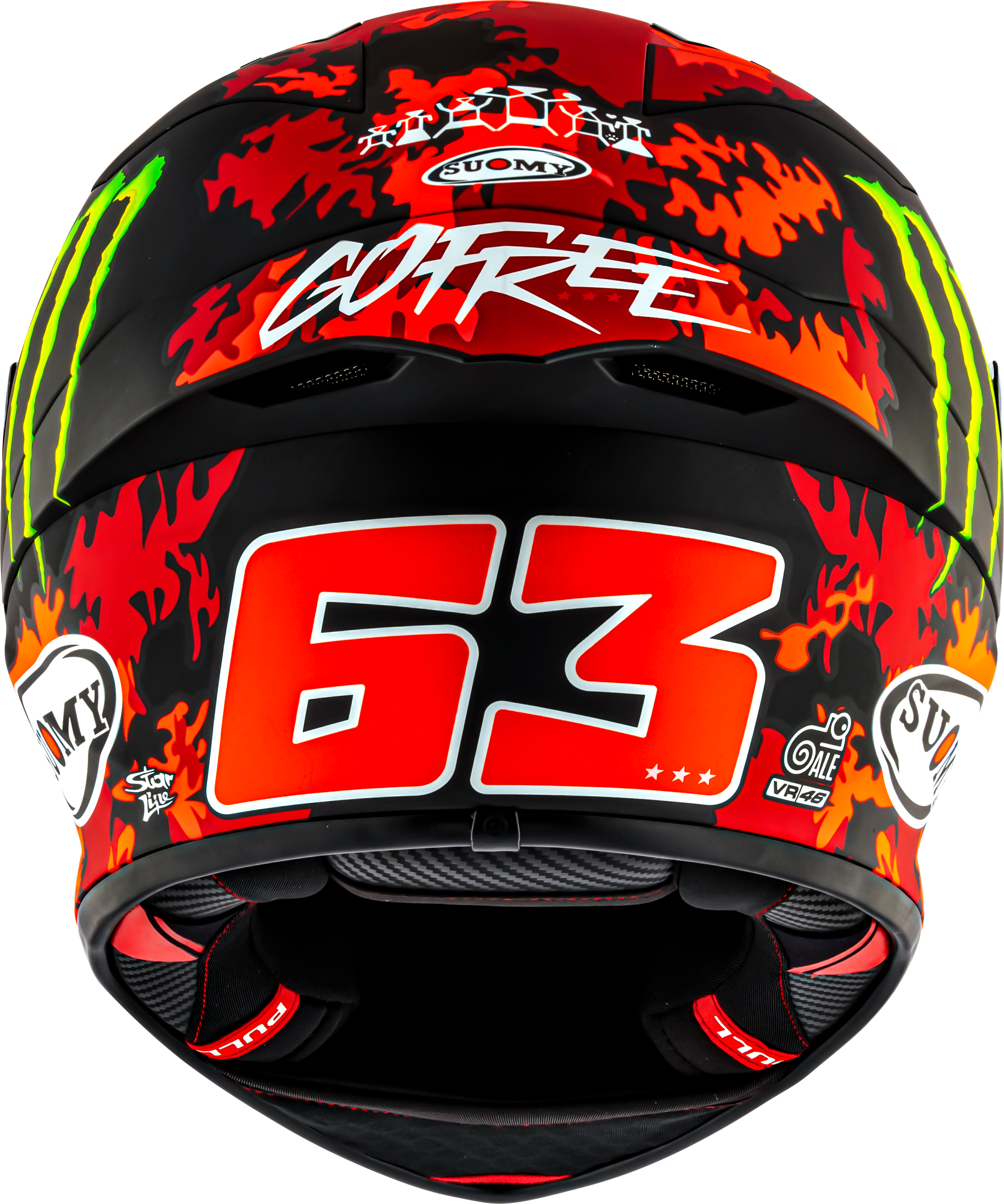 Suomy S1-XR GP Kask Francesco Pecco Bagnaia Monster Replika 2025 K6SX0017 