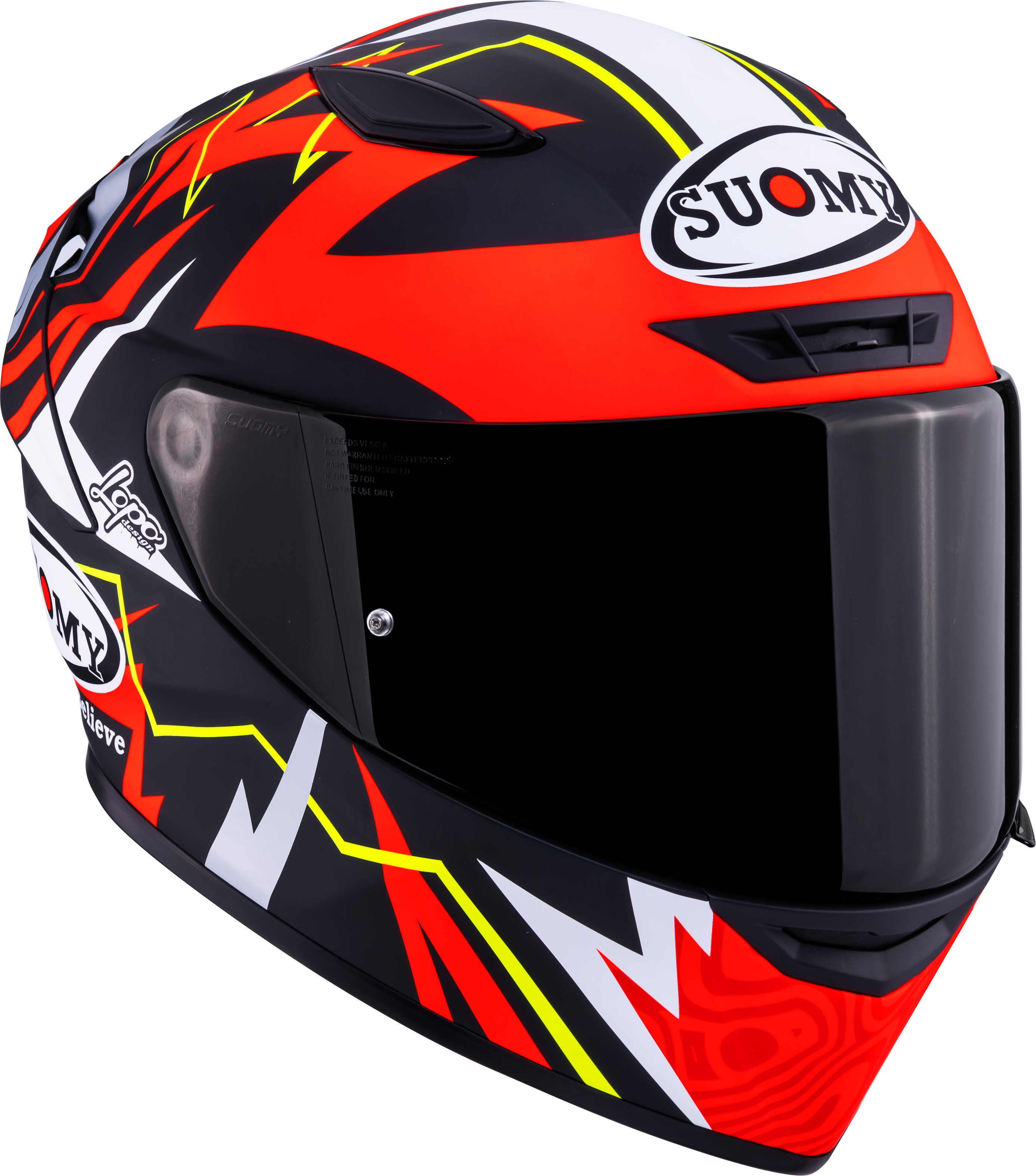 Suomy Track-1 Kask Mat Kırmızı Sam Lowes Replika 2025 K6T10020 