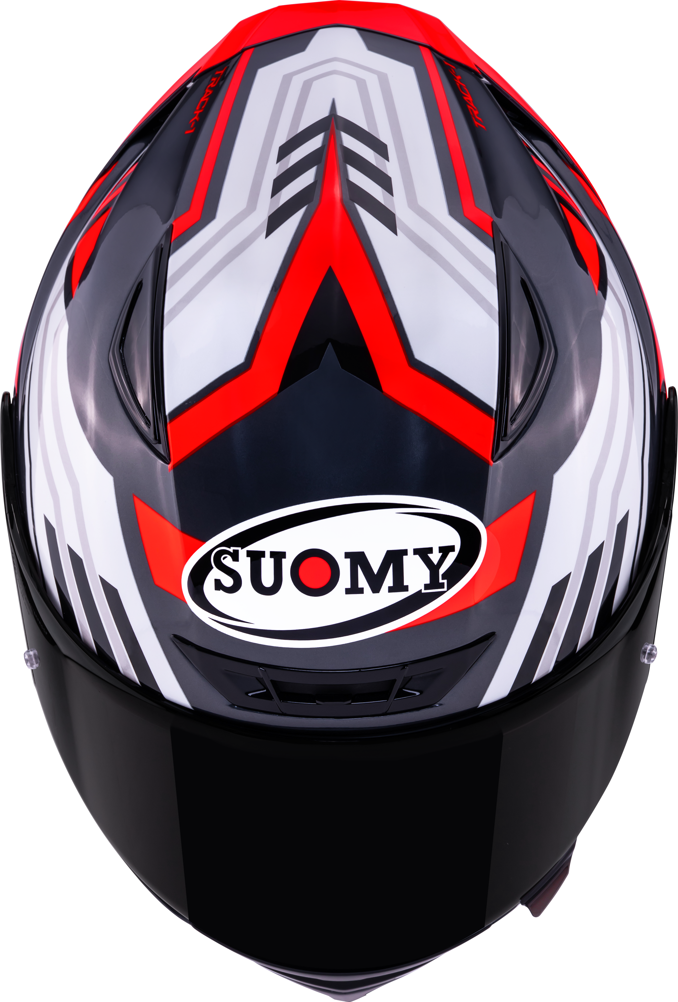 Suomy Track-1 Kask Çerçevesi Beyaz/Kırmızı K6T10022 
