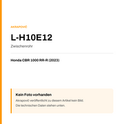 Akrapovic Zwischenrohr Honda CBR 1000 RR-R (23-23) L-H10E12 — Platzhalter, kein Herstellerfoto verfügbar