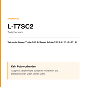 Akrapovic Zwischenrohr Triumph Street Triple 765 R / Street Triple 765 RS (17-19) L-T7SO2 — Platzhalter, kein Herstellerfoto verfügbar