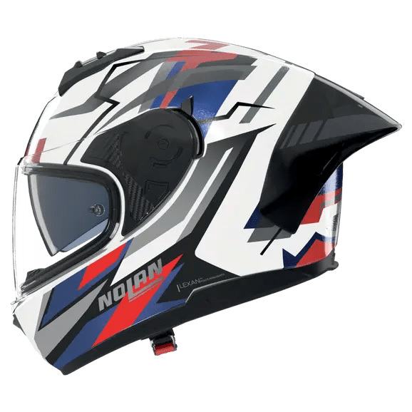 Nolan N60-6 Sport Kask Corsa Beyaz / Mavi / Kırmızı / Mat-Finish 355 