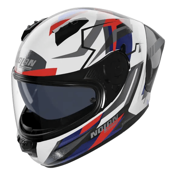 Nolan N60-6 Sport Kask Corsa Beyaz / Mavi / Kırmızı / Mat-Finish 355 