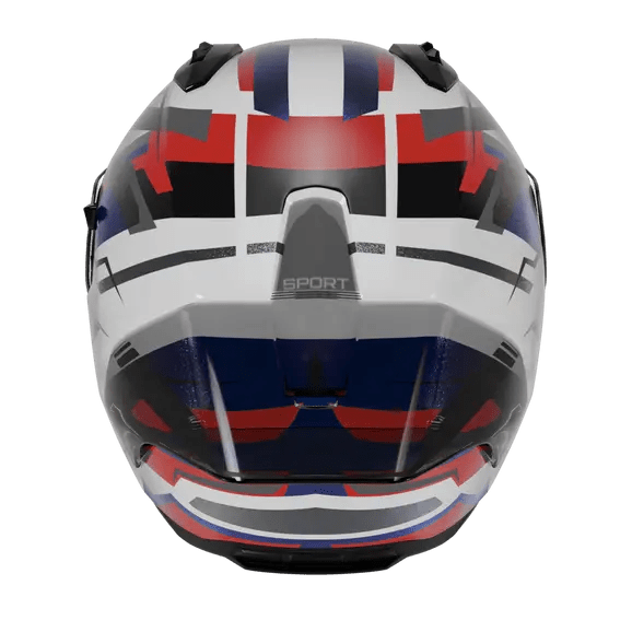 Nolan N60-6 Sport Kask Corsa Beyaz / Mavi / Kırmızı / Mat-Finish 355 