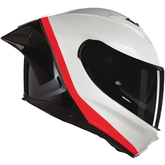 Nolan N60-6 Sport Kask Özel Boyama İnci Beyaz / Siyah / Turuncu 347 