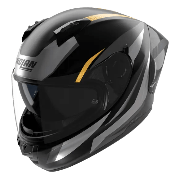 Nolan N60-6 Sport Kask Lesmo Siyah / Gri / Antrasit / Altın / Metalik Kaplama 354 