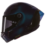 Nolan X-804 RS Kask Ultra Karbon Parlak Mavi Liquido 328 