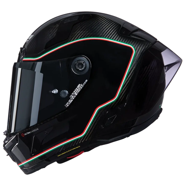 Nolan X-804 RS Kask Ultra Karbon Siyah/İtalya Maça Ası 341 